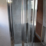 built in shower cubicle